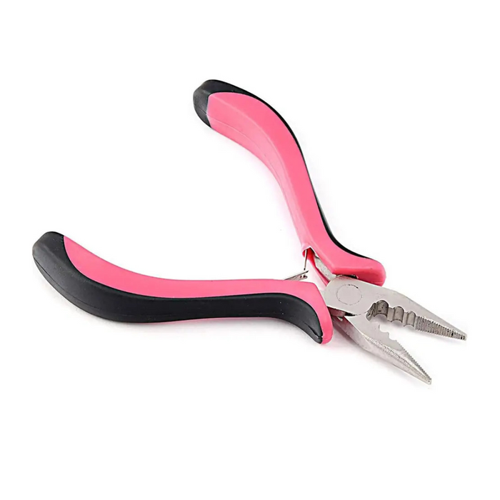 Micro and Nano ring plier with ring guides (Pink and Black)