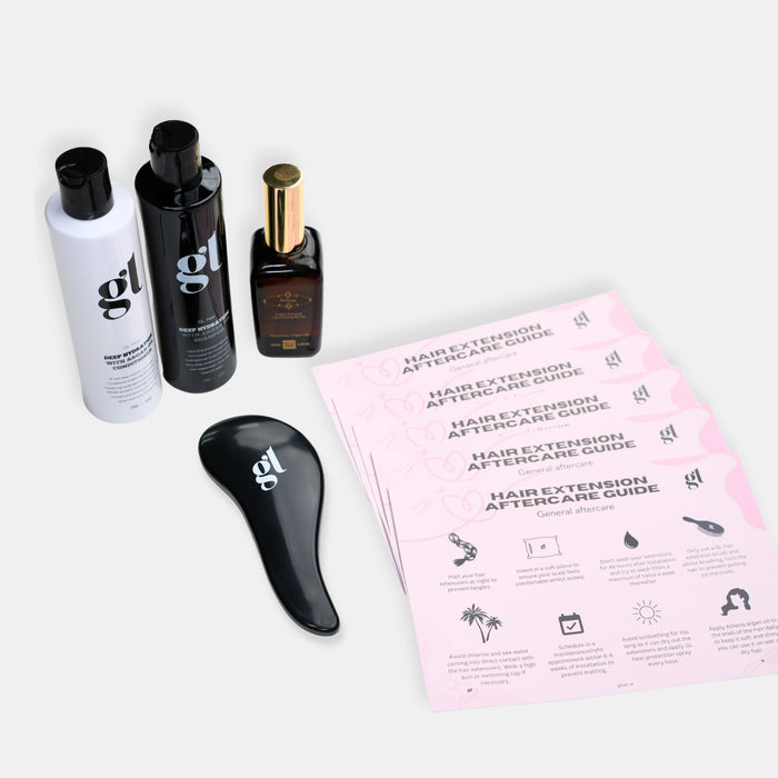 GL Aftercare Kit With Small Black Detangle Brush