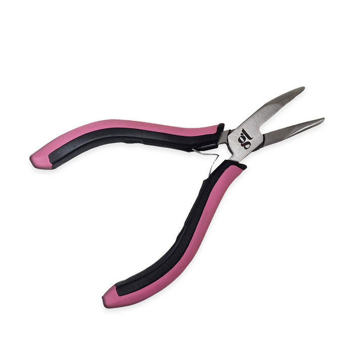 GL Micro Ring Bent Nose Plier (Pink and Black Handle)
