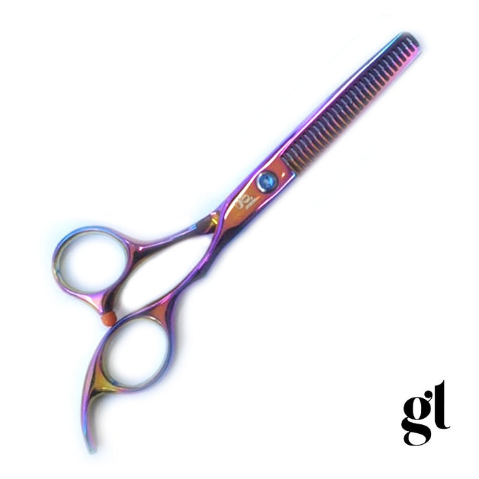 GL Pro Rainbow Metallic Thinning Scissors (Right Hand)