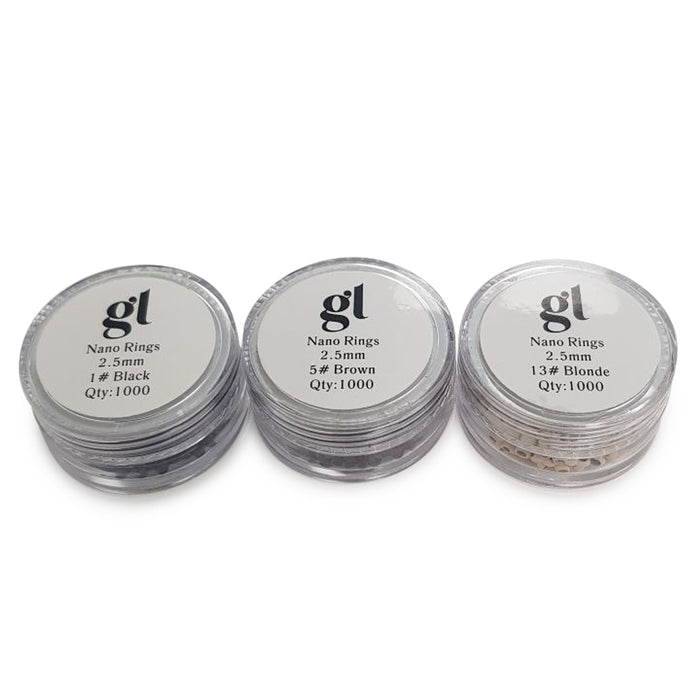Non Silicone Nano Rings x 1000 (Black)