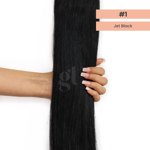 #1 Jet Black Curly Ponytail 150g 26inch