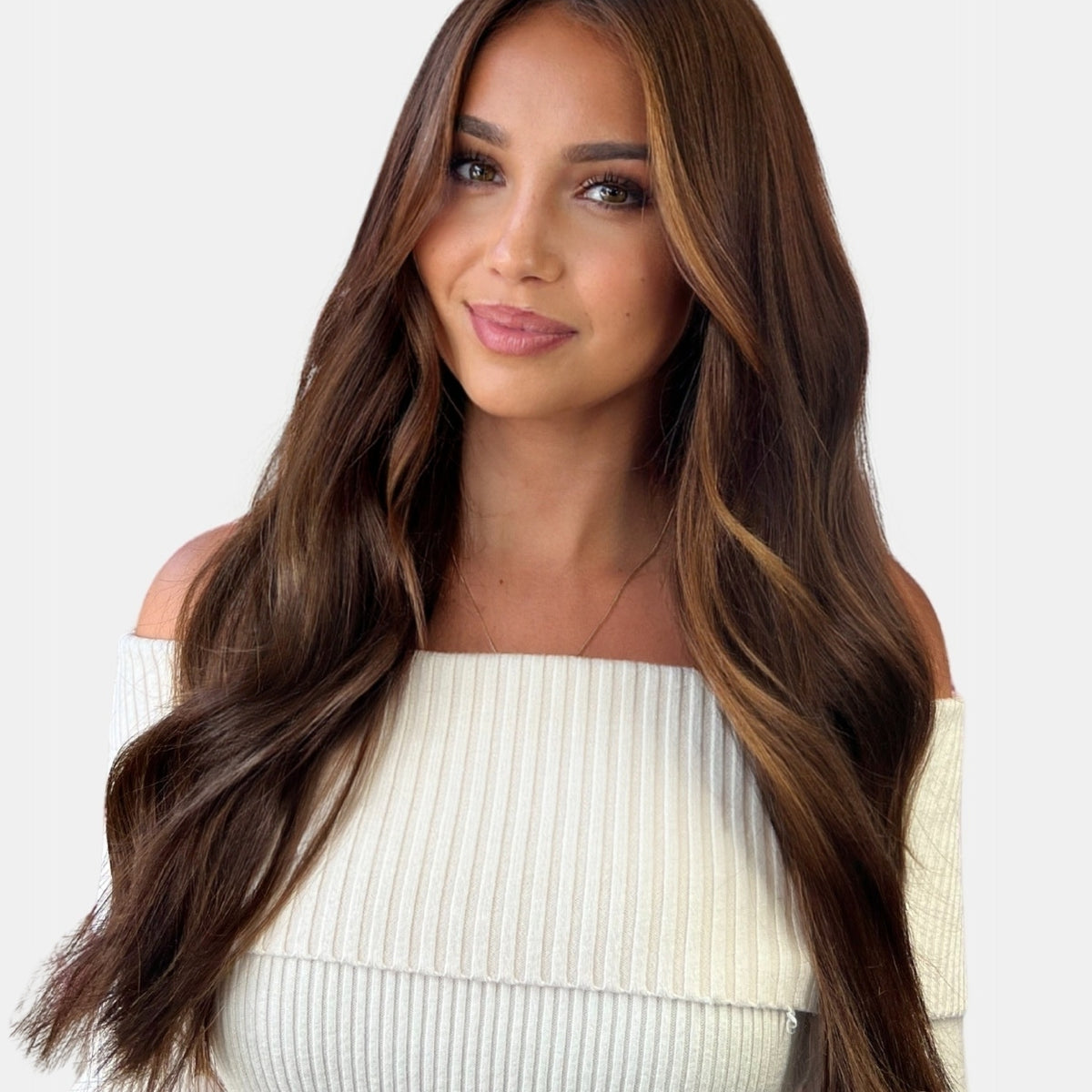 Flat Weft Double Layered 75g 18inch Pure — GL Hair Extensions