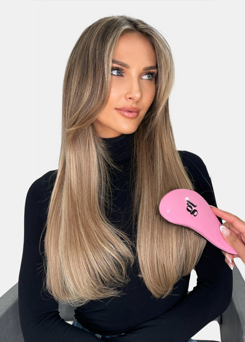 Flat Weft Double Layered 75g 22inch Pure