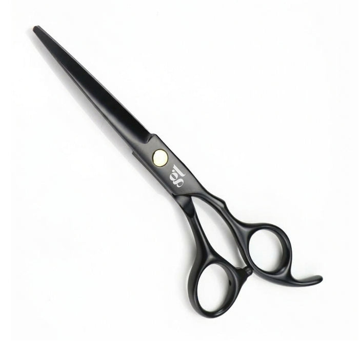 GL Hair Professional Hair Extension Scissors 6 Inch Black | Stainless Steel Hairdressing Scissor for Cutting Blending Trimming