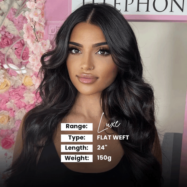 Flat Weft 150g 24inch Luxe