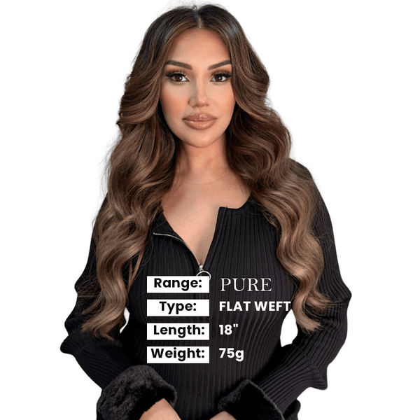 Flat Weft 75g 18inch