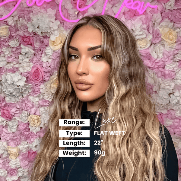 NEW IN - Flat Weft 90g 22inch Luxe