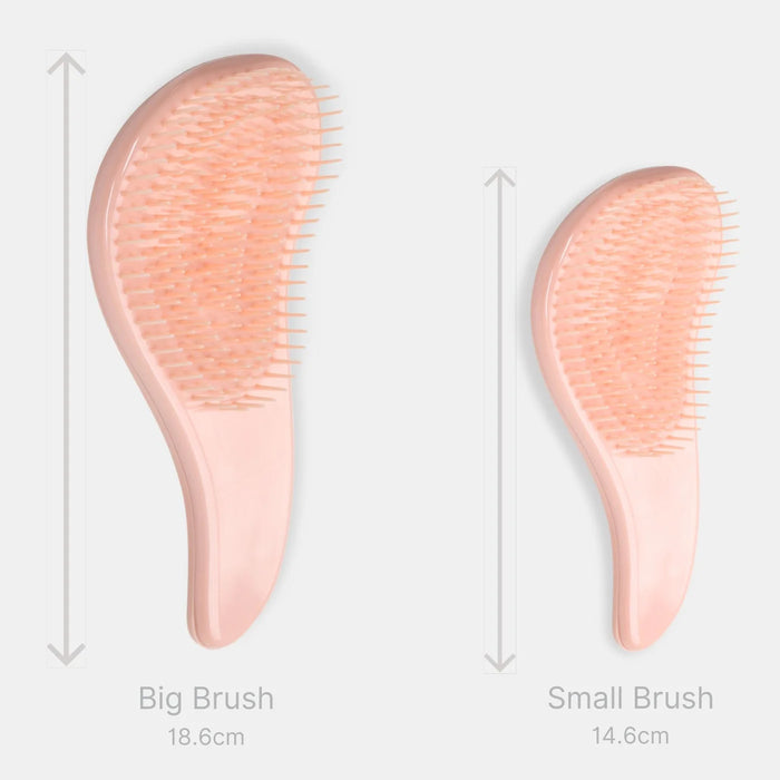 GL Small Detangle Handbag Brush (Peach/Pink/Black)