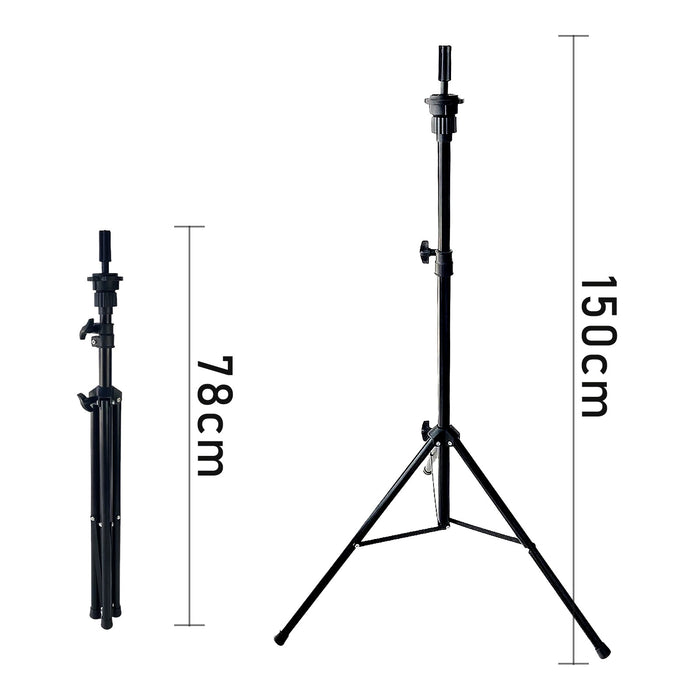 Lightweight Adjustable Mannequin Tripod Stand for Hair Training, Braiding & Styling Practice