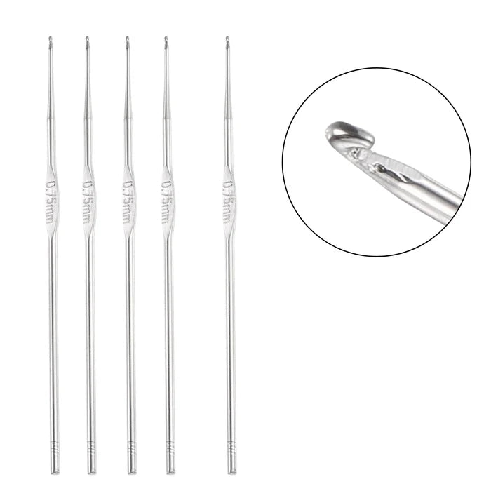 GL Hair Multipurpose Metal Crochet Tool – Hair Loss Mesh Integration ,Wig Needle & Dreadlock Accessories